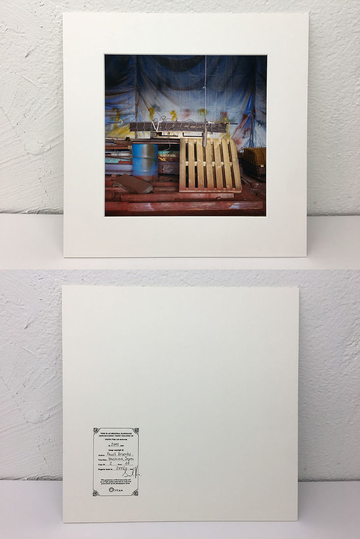 Pavel Kosenko. Portfolio. Prints. 20x20 cm (30x30 cm with carton), copy 2/10 Naoshima, Japan, November 2016. Original hand-made chromogenic print. Kodak Premier glossy paper. Mounted with acid free carton. Numbered and signed by author. 20x20 cm (30x30 cm with carton), copy 2/10.